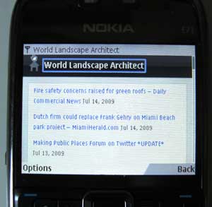World Landscape Architect goes Mobile
